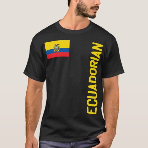 Ecuadorian Flag And Ecuador Roots T_Shirt