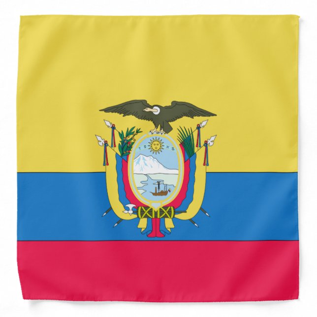 Ecuadorian flag bandana (Front)