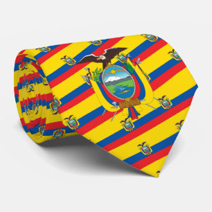 Ecuadorian Flag & Coat of Arms, Flag of Ecuador Neck Tie