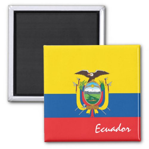 Ecuadorian flag  Ecuador holidaysports fans Magnet