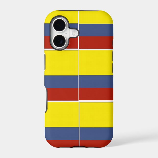 ecuadorian flag iphone case (Back)