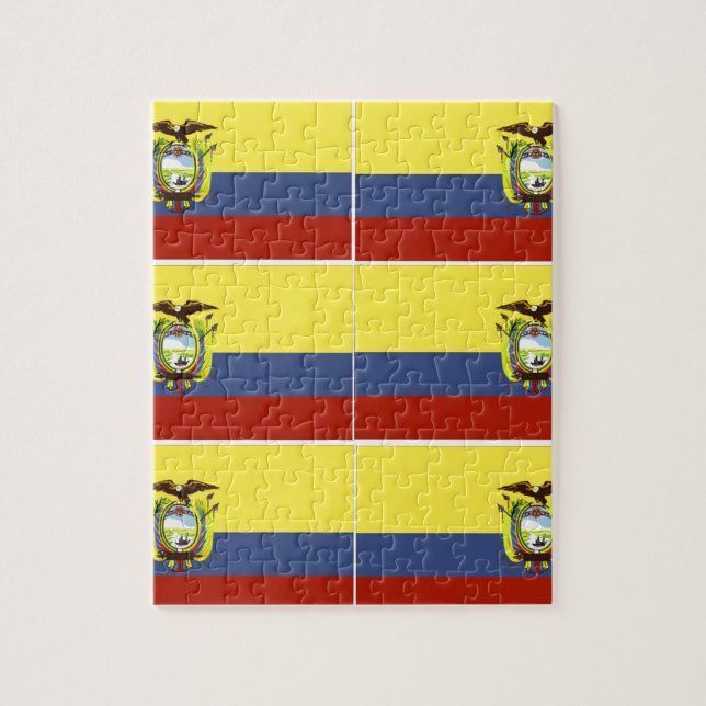 ecuadorian flag jigsaw puzzle (Vertical)