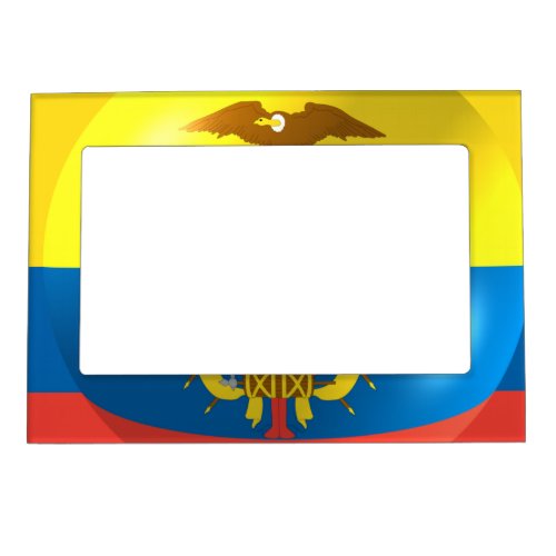 Ecuadorian Flag Magnetic Picture Frame