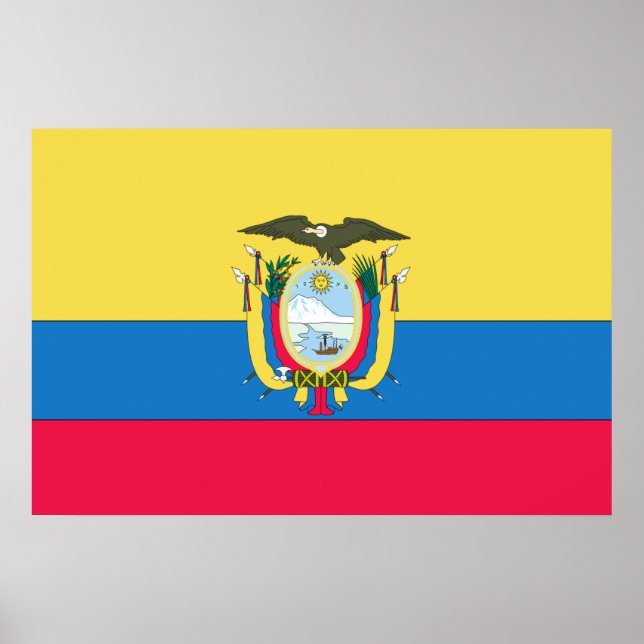 Ecuadorian flag poster (Front)