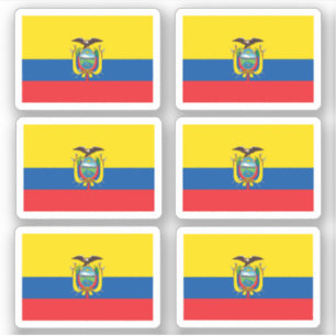 Ecuadorian flag sticker