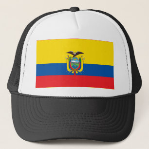 Ecuadorian flag trucker hat