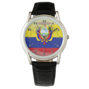 Ecuadorian glossy flag watch