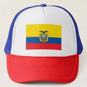 Ecuadorian Patriotic Flag Trucker Hat