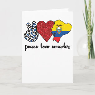 Ecuadorian Roots Ecuador Flag Ecuadorian Heritage Card