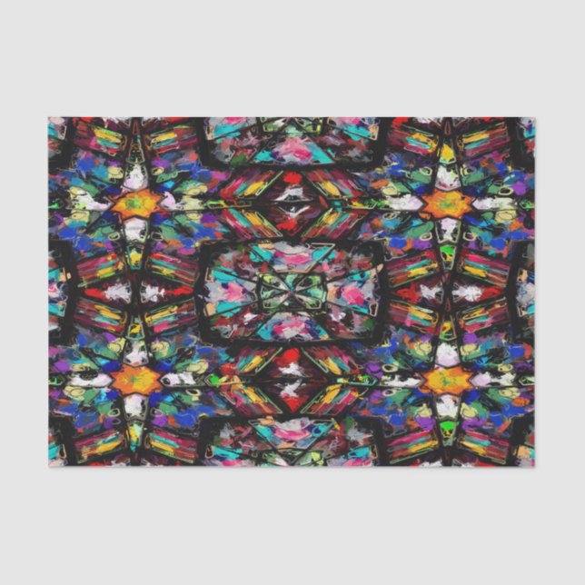 Ecuadorian Stain Glass Tissue Paper (Front)