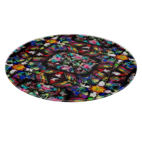 Ecuadorian Stained Glass Cutting Board