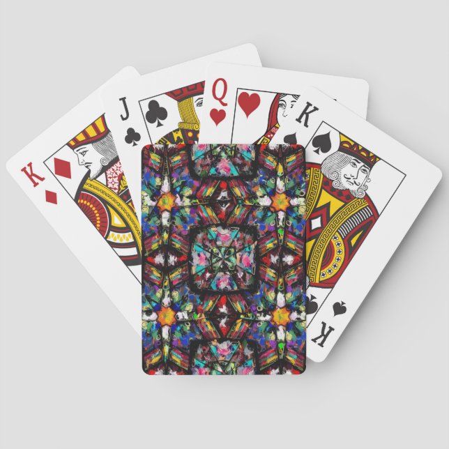 Ecuadorian Stained Glass Poker Cards (Back)