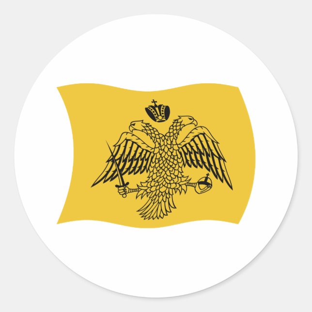 Ecumenical Patriarch Flag Sticker (Front)