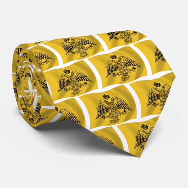 Ecumenical Patriarch Flag Tie (Rolled)
