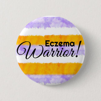 Eczema warrior 6 Cm Round Badge Button