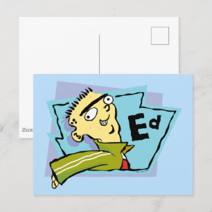 Ed Character Graphic Postcard