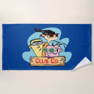 Ed, Edd, n Eddy - Club Ed Beach Towel