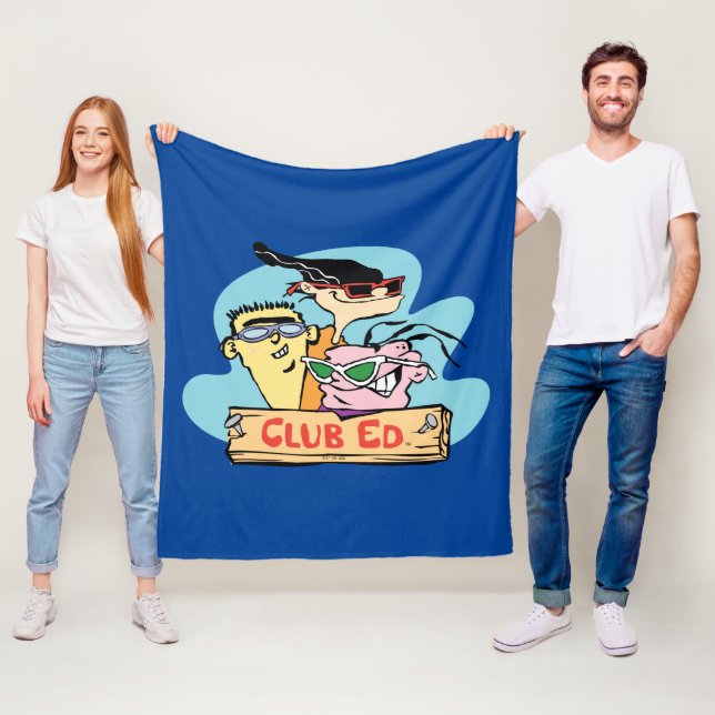 Ed, Edd, n Eddy - Club Ed Fleece Blanket (In Situ)