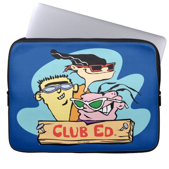 Ed, Edd, n Eddy - Club Ed Laptop Sleeve (Front)