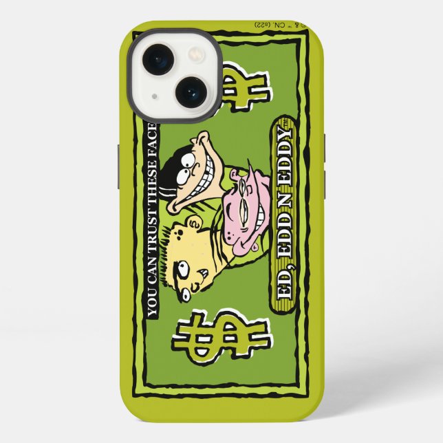 Ed, Edd, n Eddy Dollar Bill Iphone Case (Back)