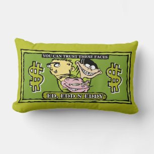 Ed, Edd, n Eddy Dollar Bill Lumbar Pillow