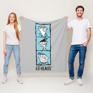 Ed, Edd, n Eddy - Ed Heads Fleece Blanket