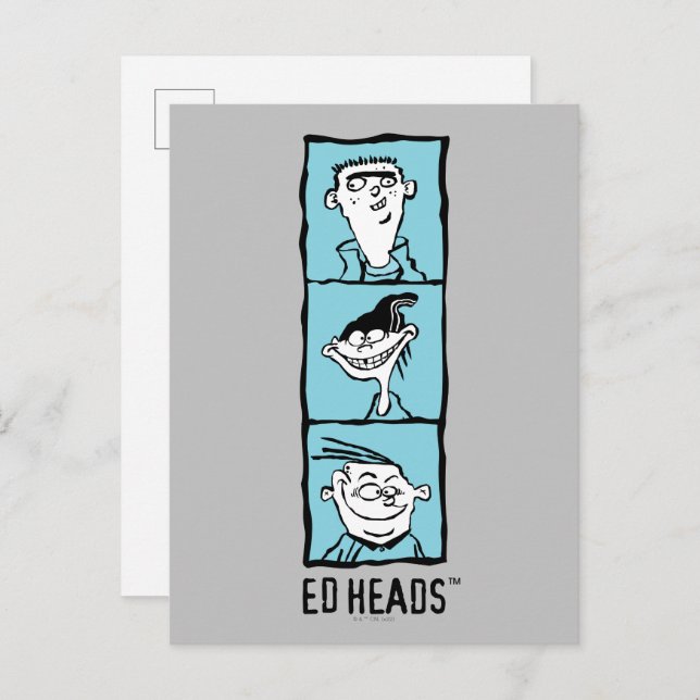 Ed, Edd, n Eddy - Ed Heads Postcard (Front/Back)