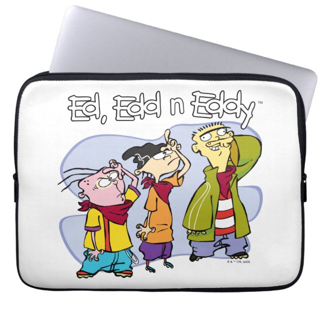 Ed, Edd, n Eddy Hand Signs Laptop Sleeve (Front)