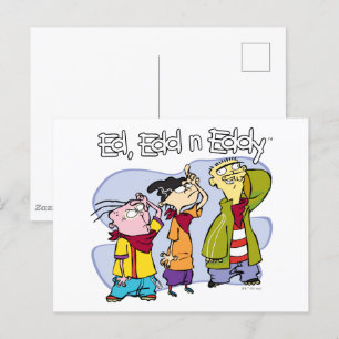 Ed, Edd, n Eddy Hand Signs Postcard