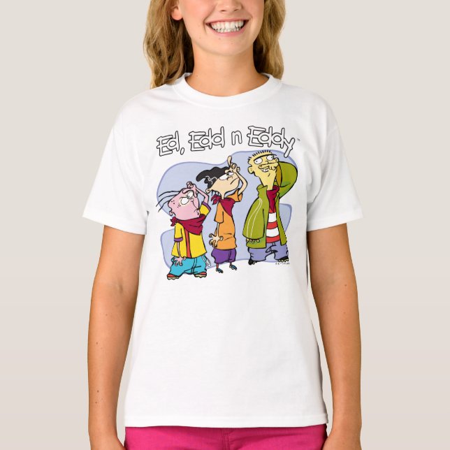 Ed, Edd, n Eddy Hand Signs T-Shirt (Front)