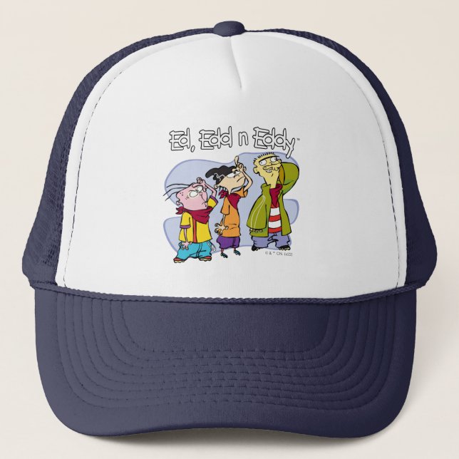 Ed, Edd, n Eddy Hand Signs Trucker Hat (Front)
