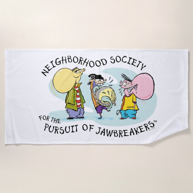 Ed, Edd, n Eddy - Jawbreakers Beach Towel (Front)