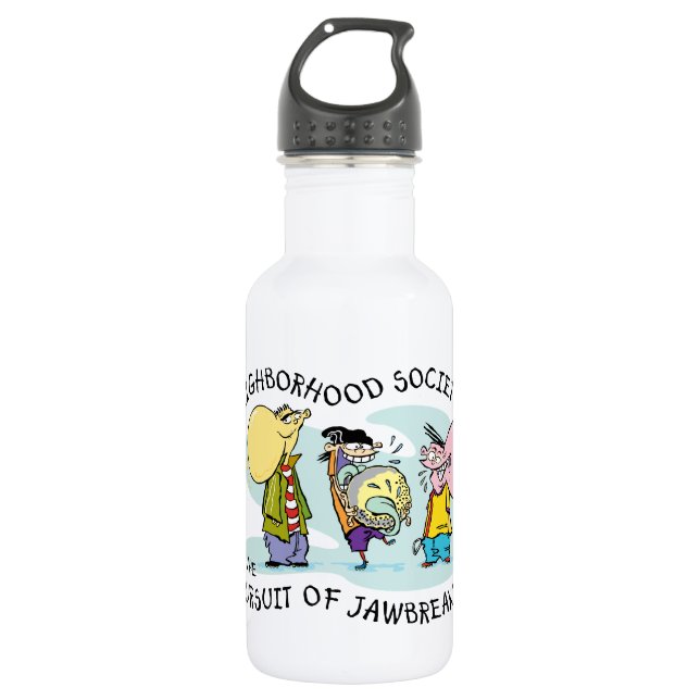 Ed, Edd, n Eddy - Jawbreakers Stainless Steel Water Bottle (Front)