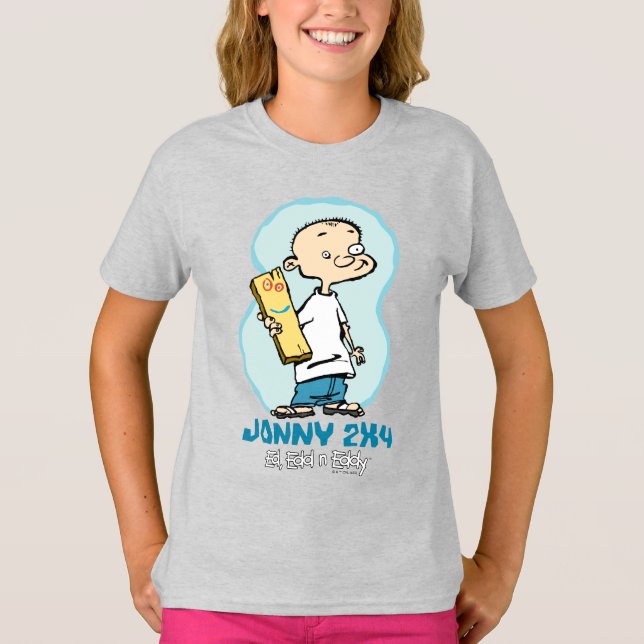 Ed, Edd, n' Eddy Jonny 2x4 and Plank T-Shirt (Front)