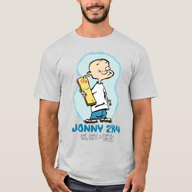 Ed, Edd, n' Eddy Jonny 2x4 and Plank T-Shirt (Front)