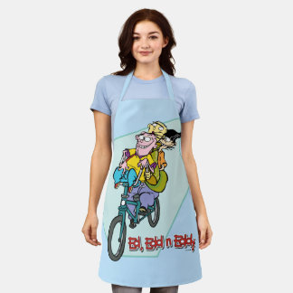 Ed, Edd, n Eddy on a Bike Apron