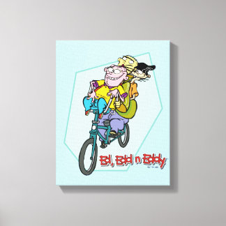Ed, Edd, n Eddy on a Bike Canvas Print