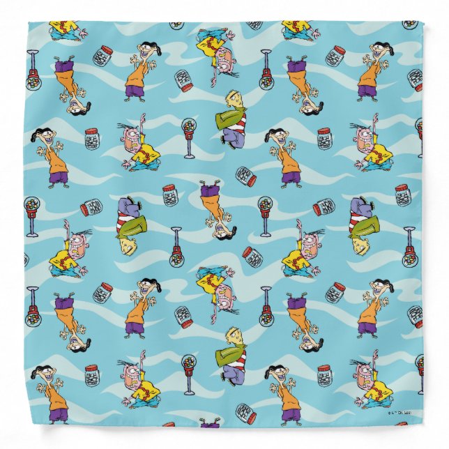 Ed, Edd, n Eddy Pattern Bandana (Front)