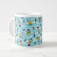 Ed, Edd, n Eddy Pattern Giant Coffee Mug