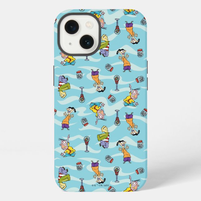 Ed, Edd, n Eddy Pattern Iphone Case (Back)