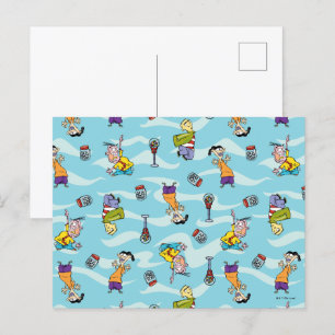Ed, Edd, n Eddy Pattern Postcard