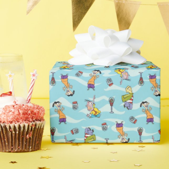 Ed, Edd, n Eddy Pattern Wrapping Paper (Birthday Party)