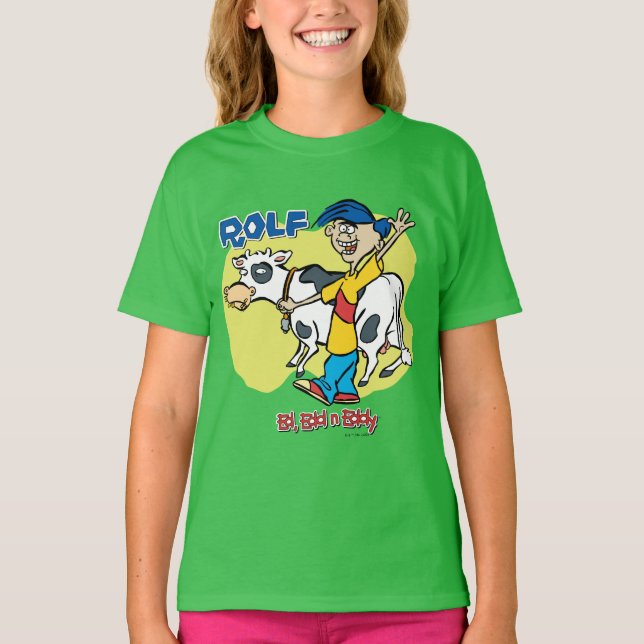 Ed, Edd, n' Eddy Rolf Character Graphic T-Shirt (Front)