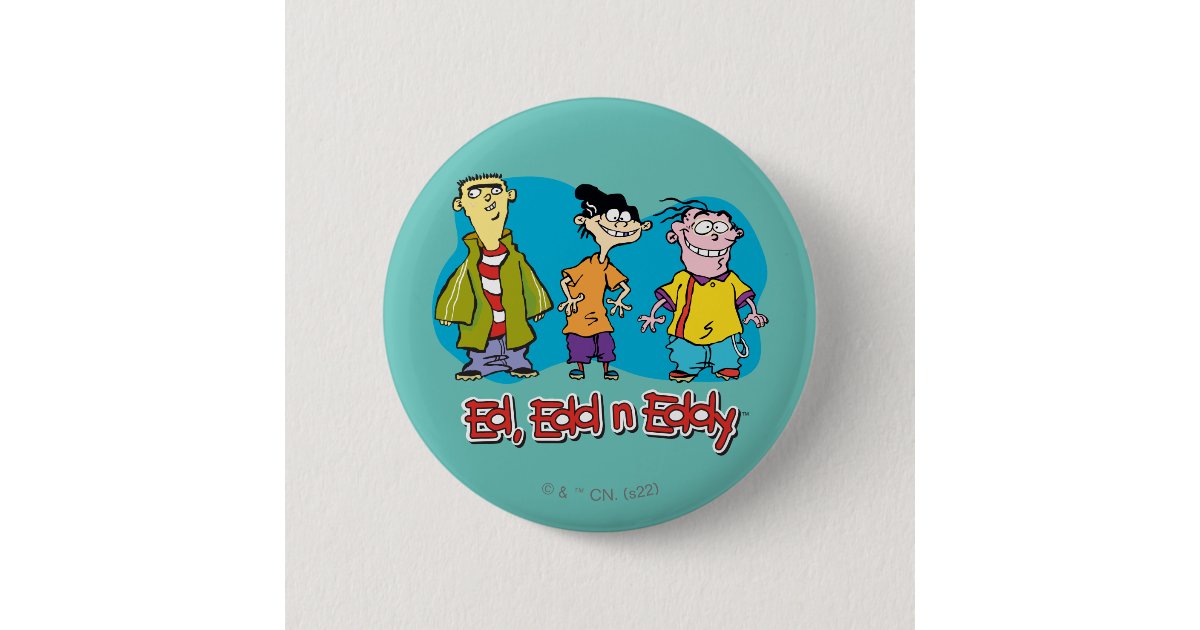 Ed's Button Ed, Edd, n Eddy Smiling Button | Zazzle