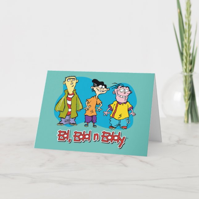 Ed, Edd, n Eddy Smiling Card (Front)