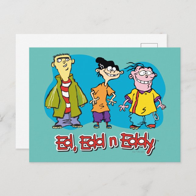 Ed, Edd, n Eddy Smiling Postcard (Front/Back)