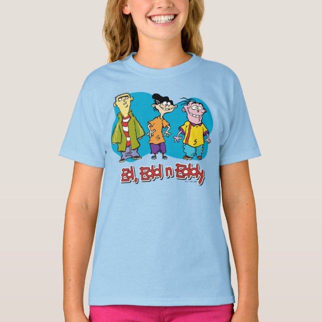 Ed, Edd, n Eddy Smiling T-Shirt (Front)