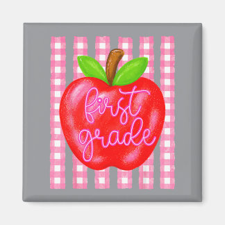 Ed First Grade Back To School Teachers Kids Magnet