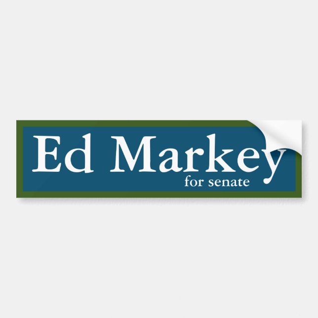 Ed Markey Bumper Sticker (Front)