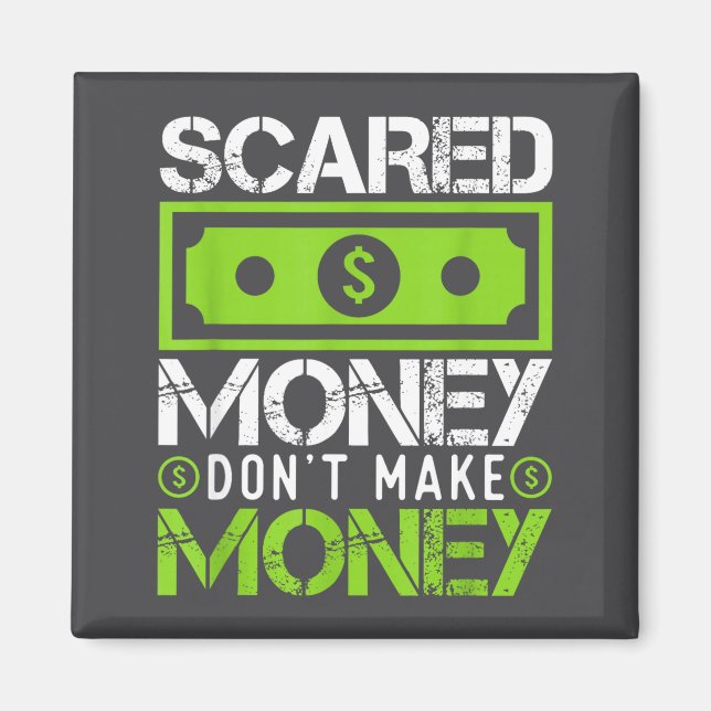 Ed Money Dont Make Money Dollar Cash Graphic Boss  Magnet (Front)
